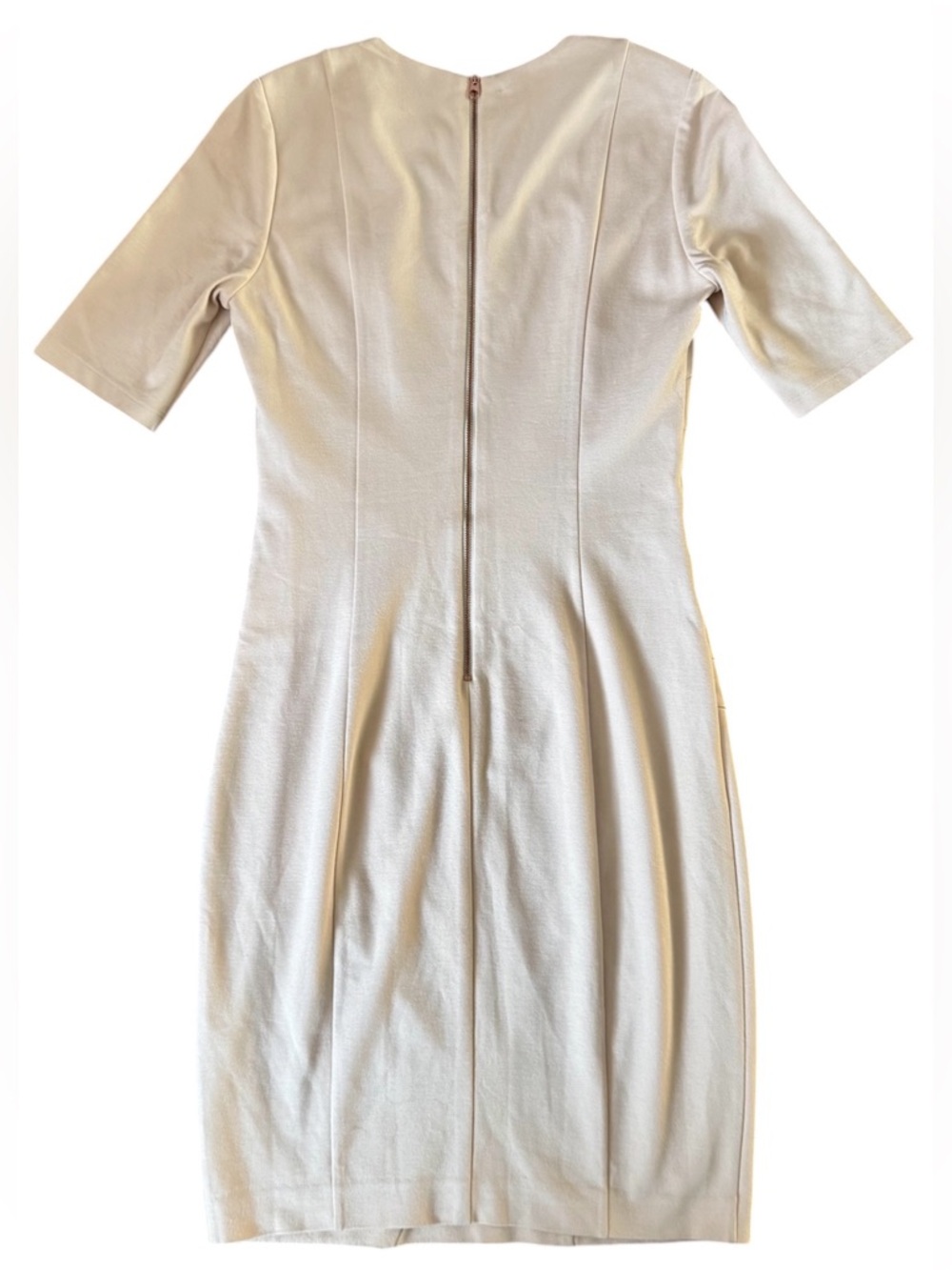 Ted Baker Corie Seam Detail Dress Blush Pink Bodycon Bandage Size Small - Picture 3 of 13